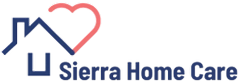 House and heart logo, Sierra Home Care.